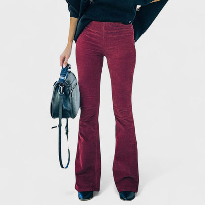 Chalvessa | Flared Elegant Trousers - Image 5