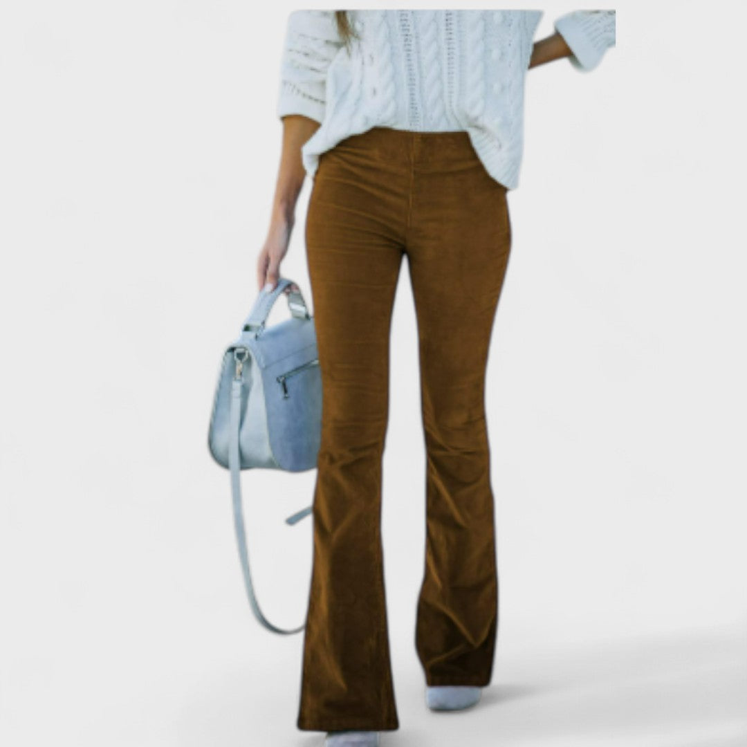 Chalvessa | Flared Elegant Trousers - Image 6