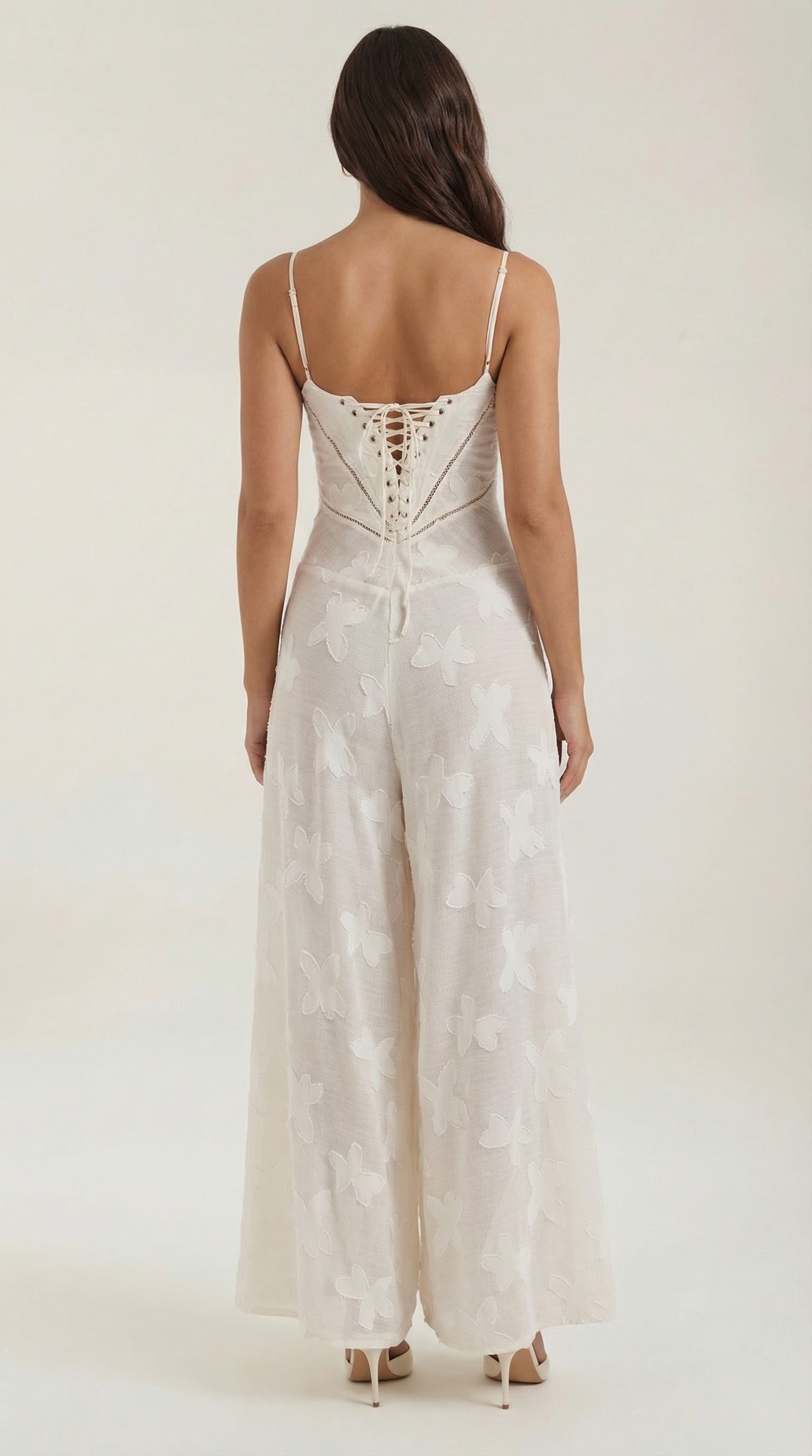 Lace Maxi Dress for Women - Elegant Floral Design - Perfect for Formal Events and Special Occasions - Image 4