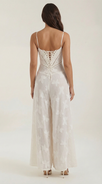 Lace Maxi Dress for Women - Elegant Floral Design - Perfect for Formal Events and Special Occasions - Image 4