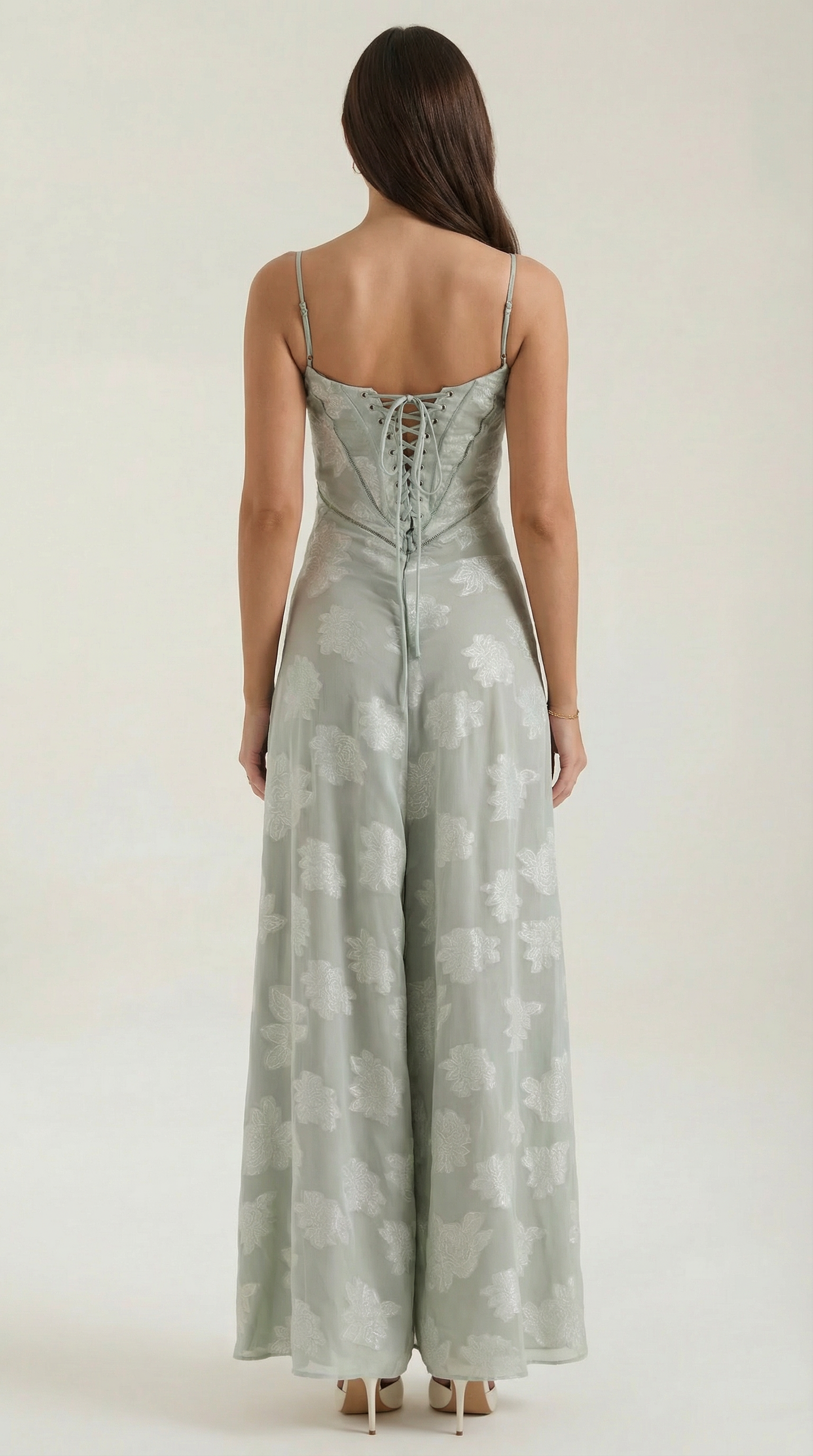 Lace Maxi Dress for Women - Elegant Floral Design - Perfect for Formal Events and Special Occasions - Image 19