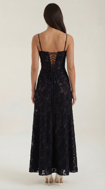 Lace Maxi Dress for Women - Elegant Floral Design - Perfect for Formal Events and Special Occasions - Image 24