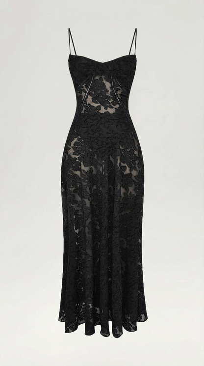 Lace Maxi Dress for Women - Elegant Floral Design - Perfect for Formal Events and Special Occasions - Image 25