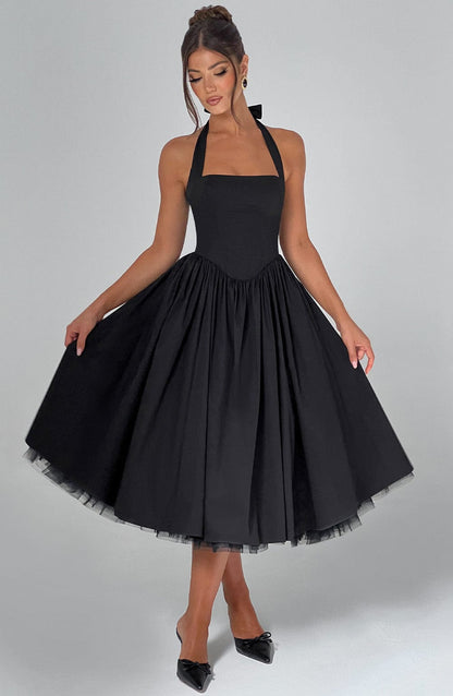 Wedding Guest Midi Dress - Elegant Esplendor Design in Soft Fabric for Formal Events - Image 5