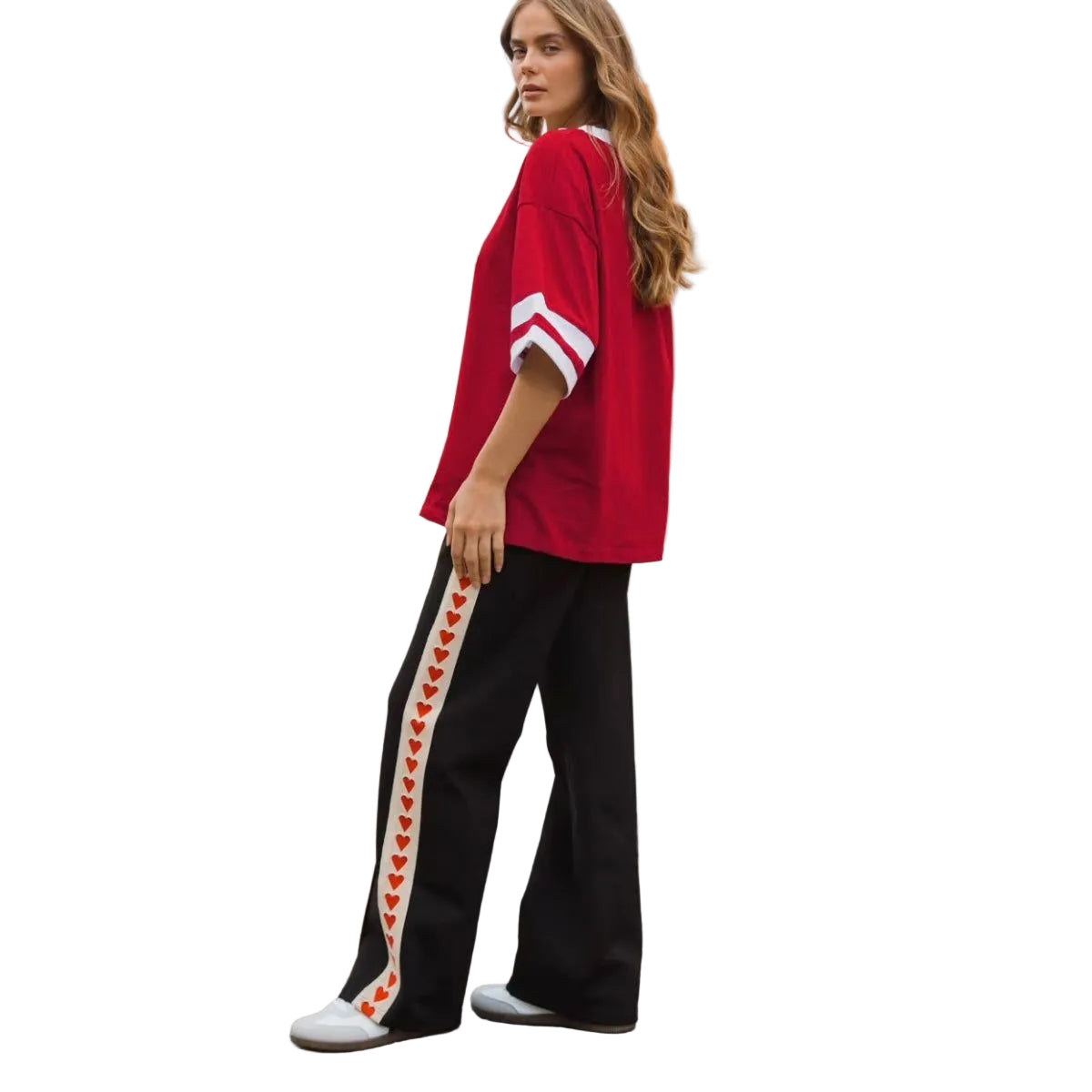 WHOLE LOT A LOVE TRACK PANT -BLACK - Image 4