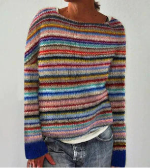 Dorothea | Women's Crew Neck Knit Sweater for Everyday Wear - Image 5
