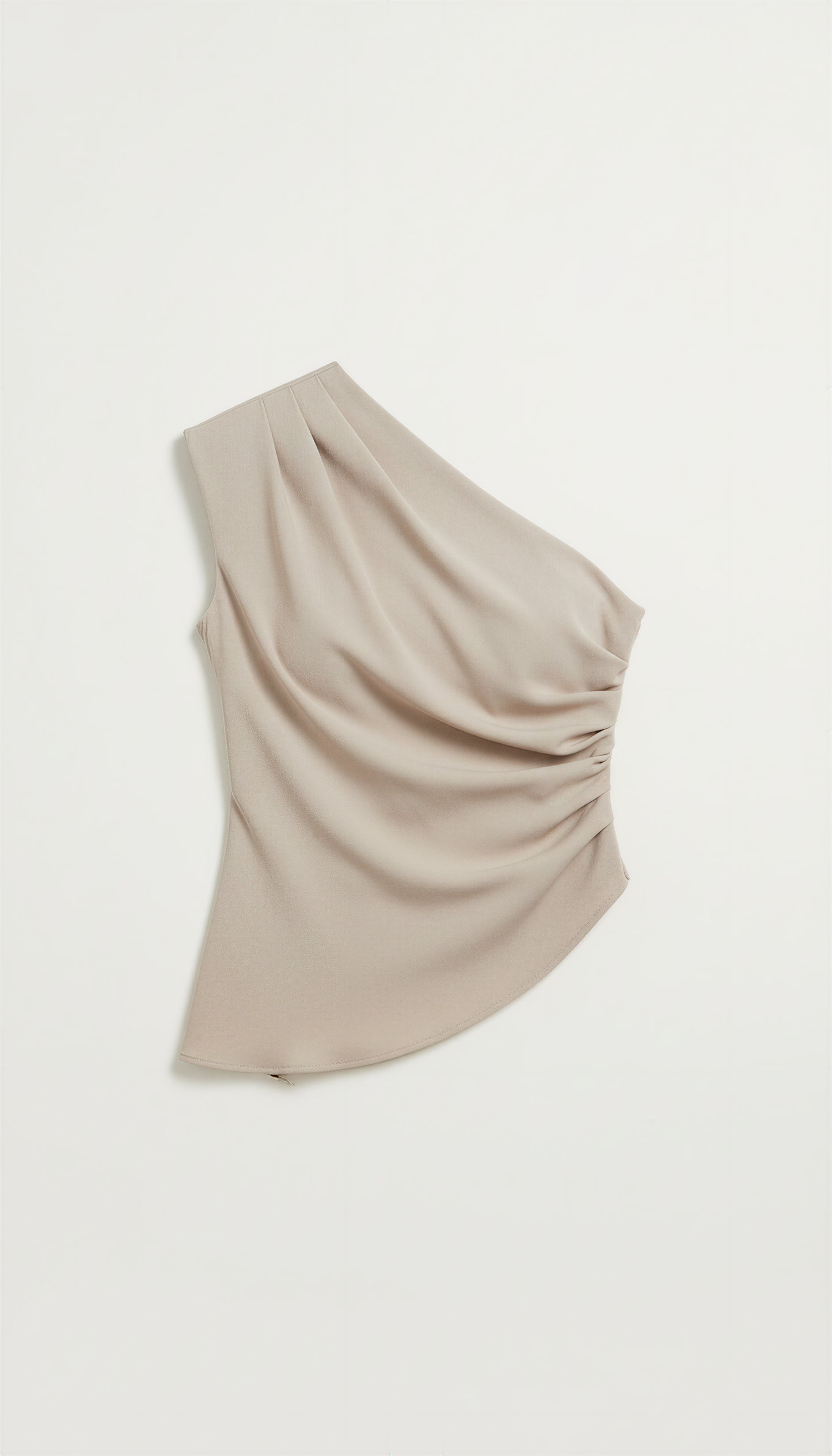One-Shoulder Sleeveless Top - Lightweight Fabric - Casual Wear - Perfect for Summer Outings - Image 9