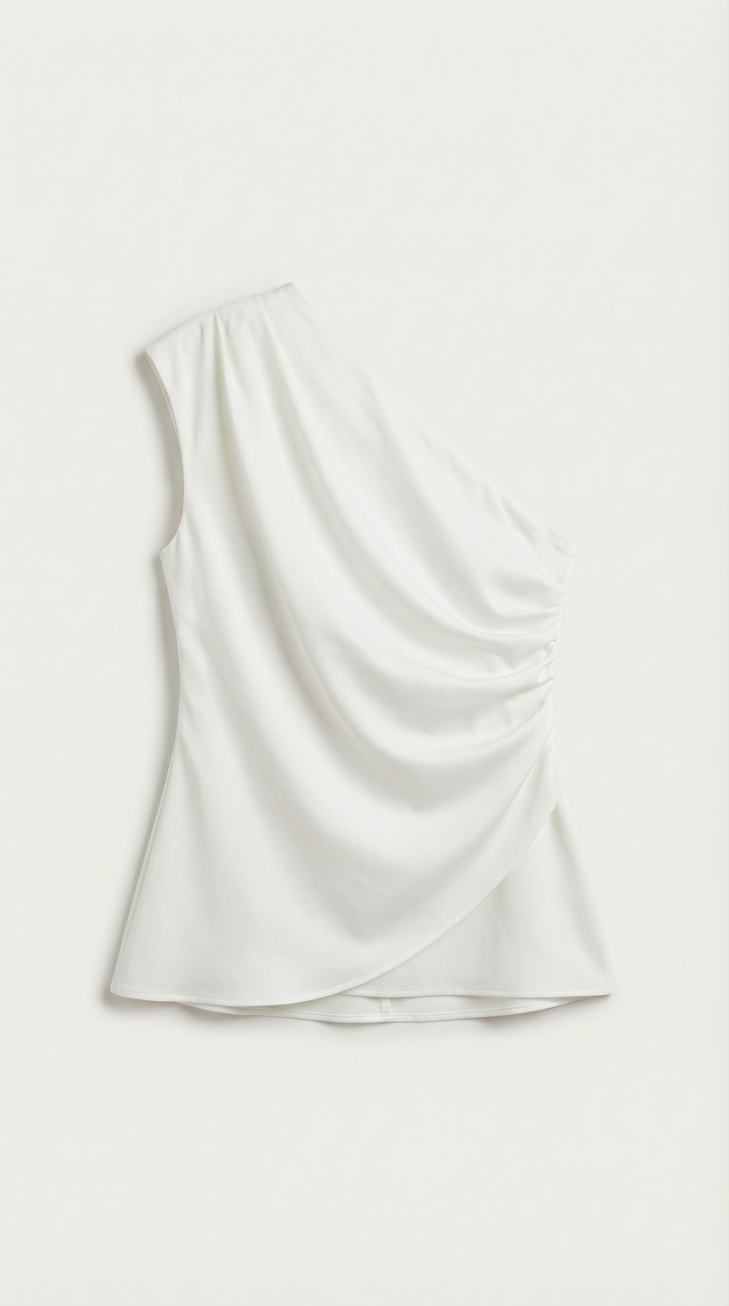 One-Shoulder Sleeveless Top - Lightweight Fabric - Casual Wear - Perfect for Summer Outings - Image 15