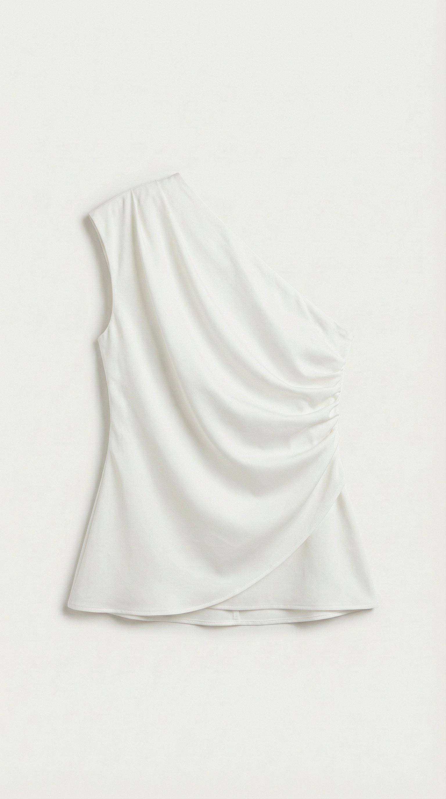 One-Shoulder Sleeveless Top - Lightweight Fabric - Casual Wear - Perfect for Summer Outings - Image 15