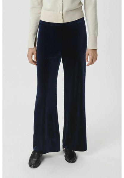 Women's Plain Trousers | High Waist Wide Leg Office Wear