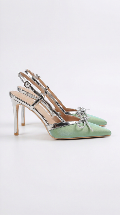 Satin Bow Pumps for Women - Elegant Evening Footwear - Stylish Dress Shoes - Image 10