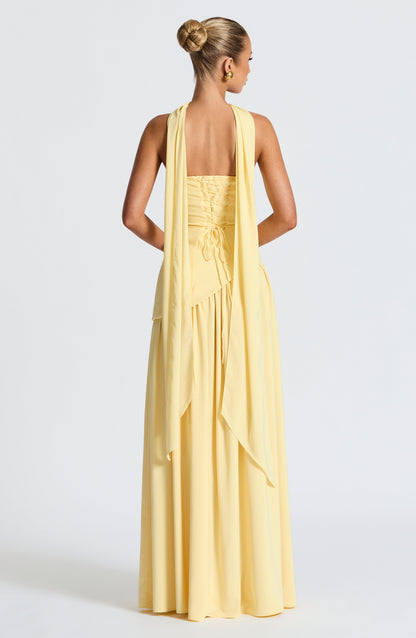 Strapless Maxi Dress in Lightweight Fabric for Summer Events and Casual Outings - Image 3