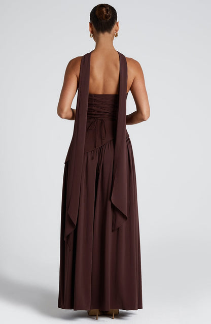 Strapless Maxi Dress in Lightweight Fabric for Summer Events and Casual Outings - Image 7