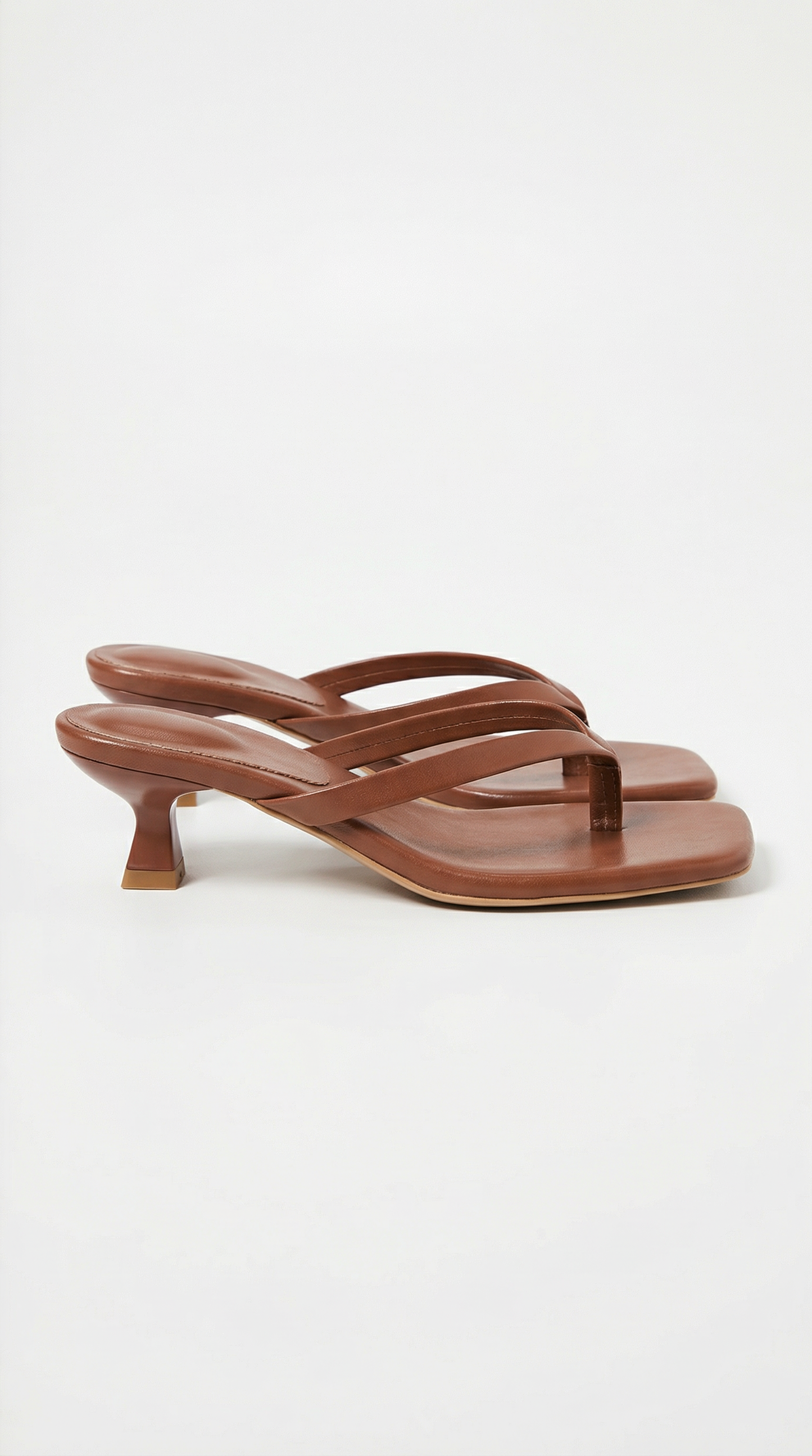 Thong Kitten Heeled Sandals for Women - Stylish and Comfortable Footwear - Image 16