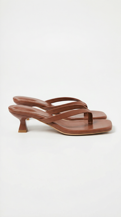 Thong Kitten Heeled Sandals for Women - Stylish and Comfortable Footwear - Image 16