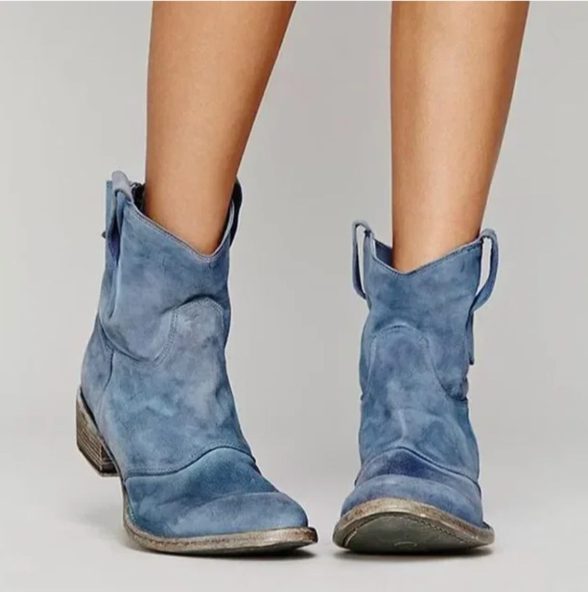 Roselle | Elegant suede western boots for a stylish look - Image 3