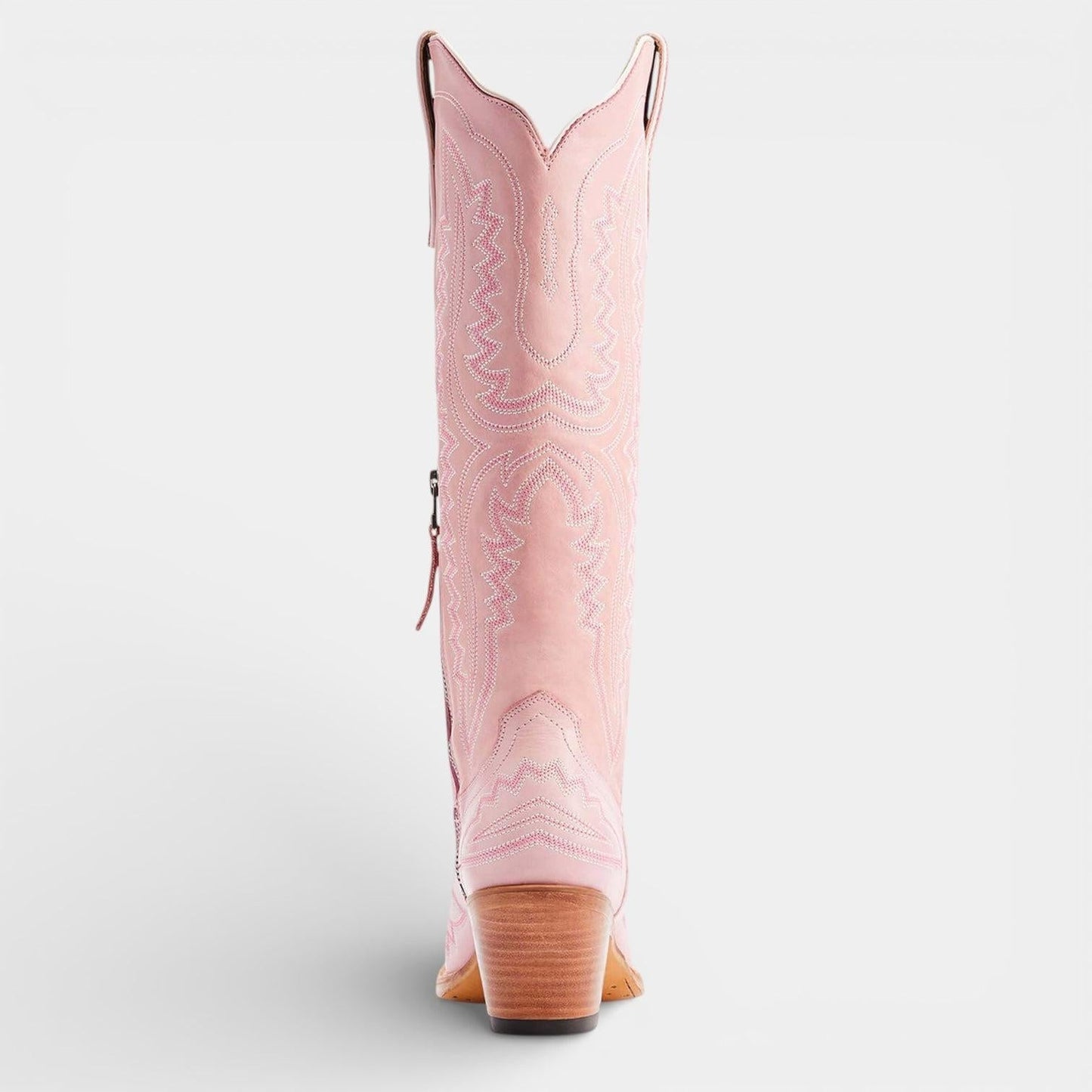 Knee High Vegan Leather Cowboy Boots for Women - Western Block Heel Design for Casual Wear - Image 6