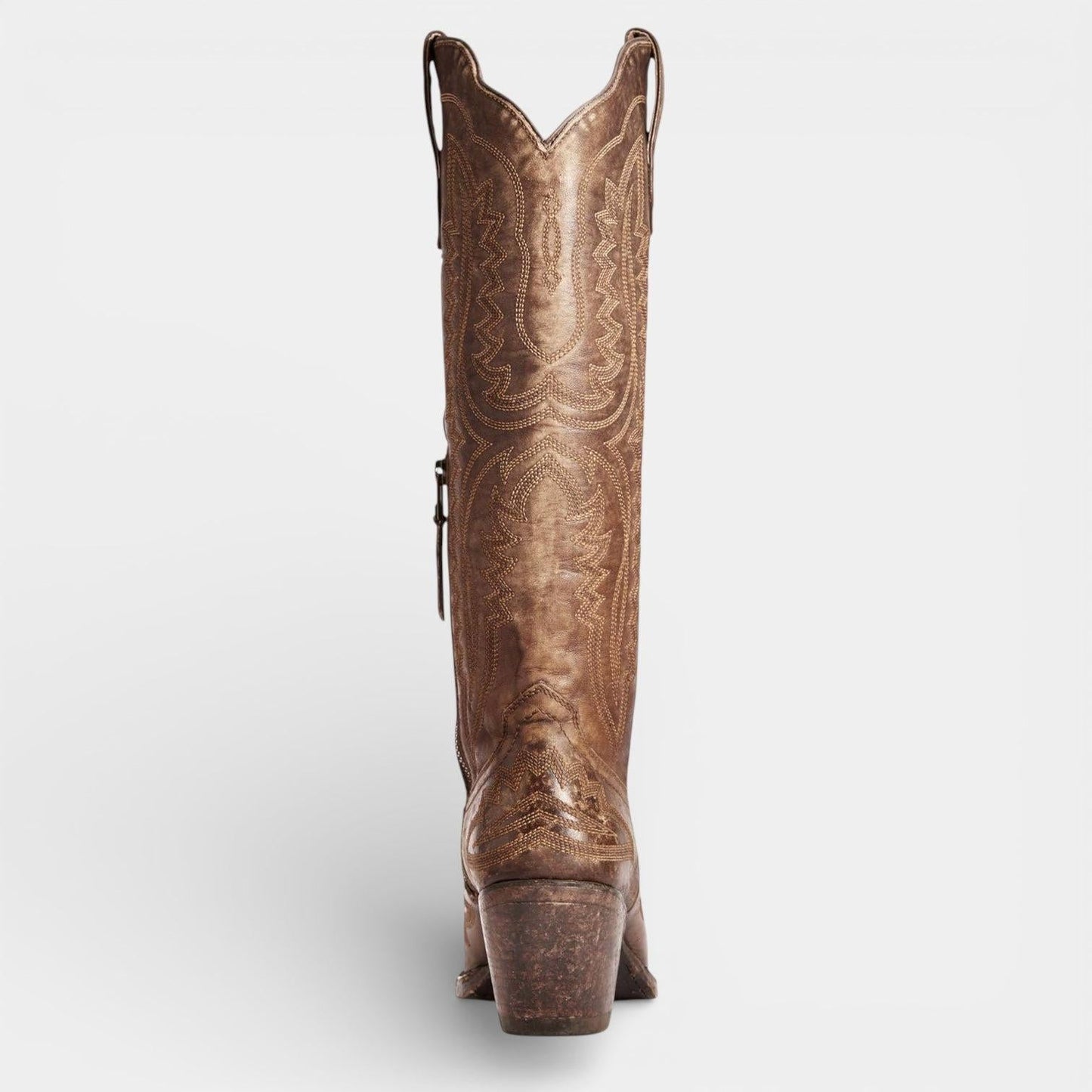 Knee High Vegan Leather Cowboy Boots for Women - Western Block Heel Design for Casual Wear - Image 14