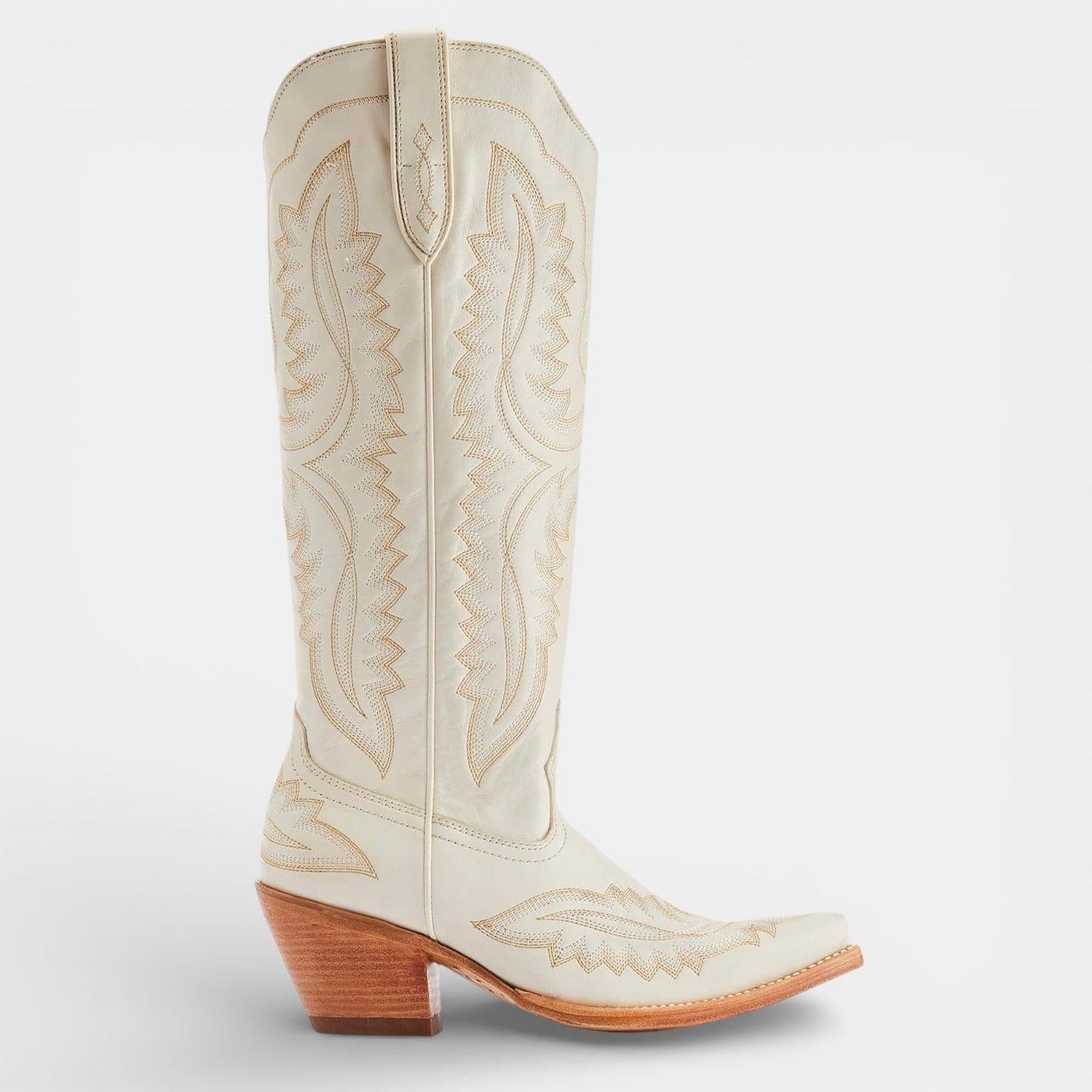 Knee High Vegan Leather Cowboy Boots for Women - Western Block Heel Design for Casual Wear - Image 20