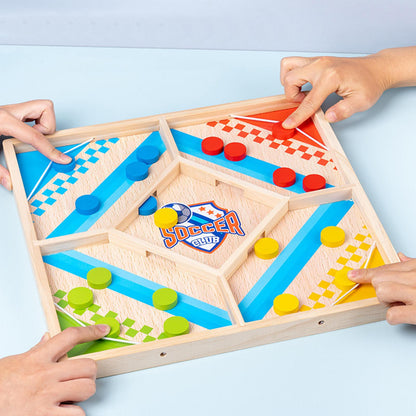 Wooden Fast Sling Puck Game | Tabletop Family Board Game-Board Game-Sasha Sydney